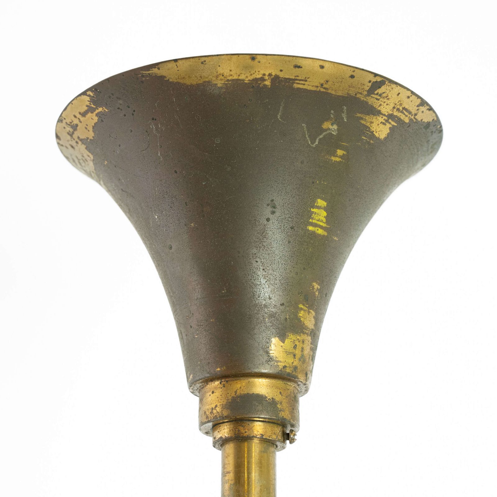 French Brass Art Deco Pendant Light photo 620.0