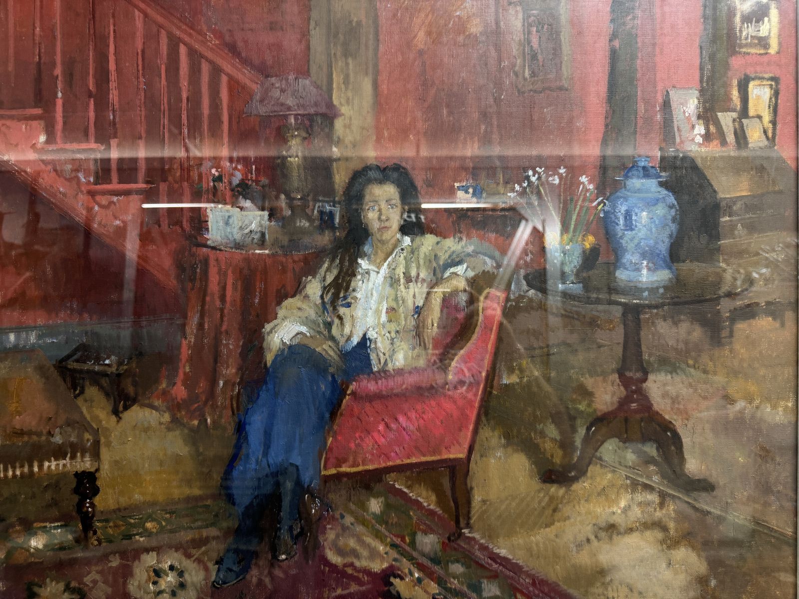 In The Sitting Room By Peter Kuhfeld (B 1952) photo Art