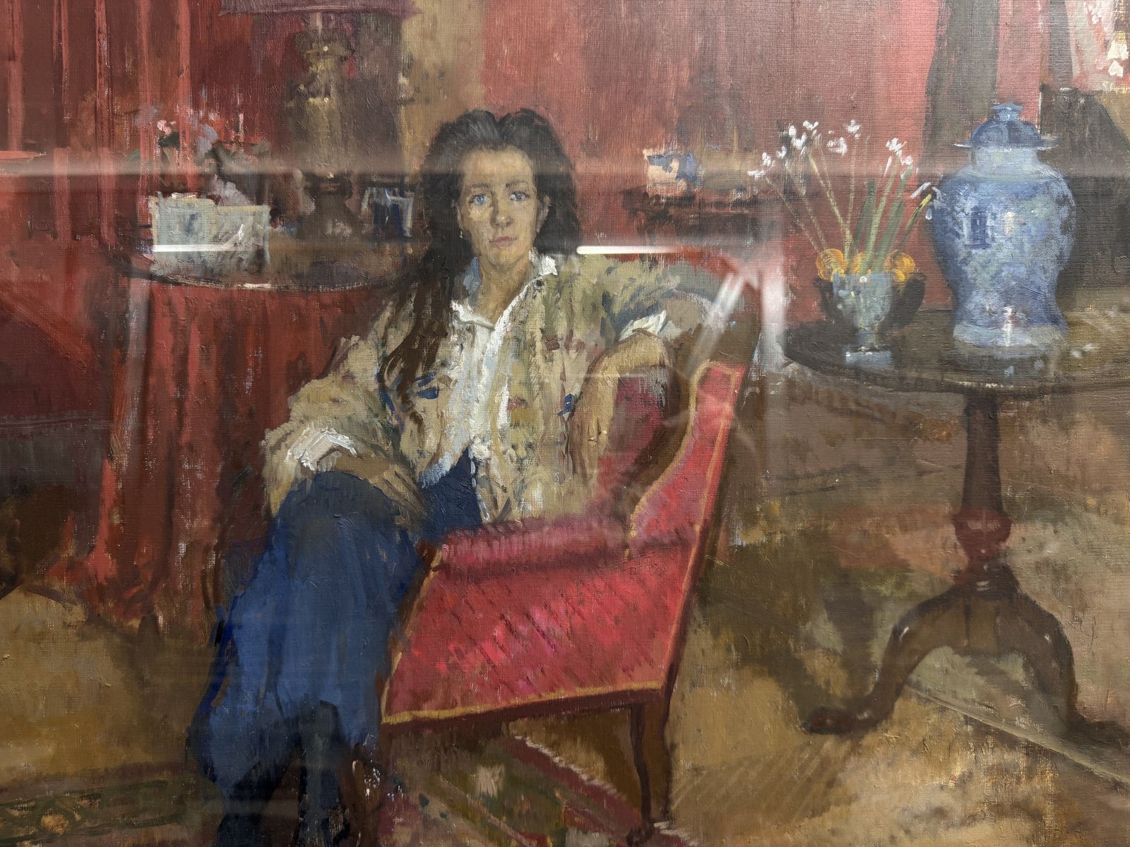 In The Sitting Room By Peter Kuhfeld (B 1952) photo 8000.0
