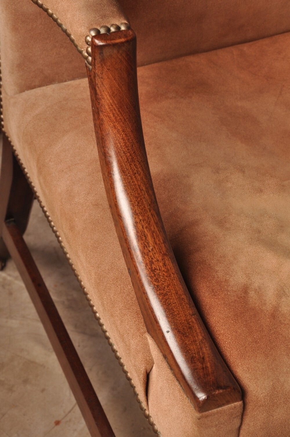 Fine 18th Century Mahogany Gainsborough Library Armchair photo 2800.0
