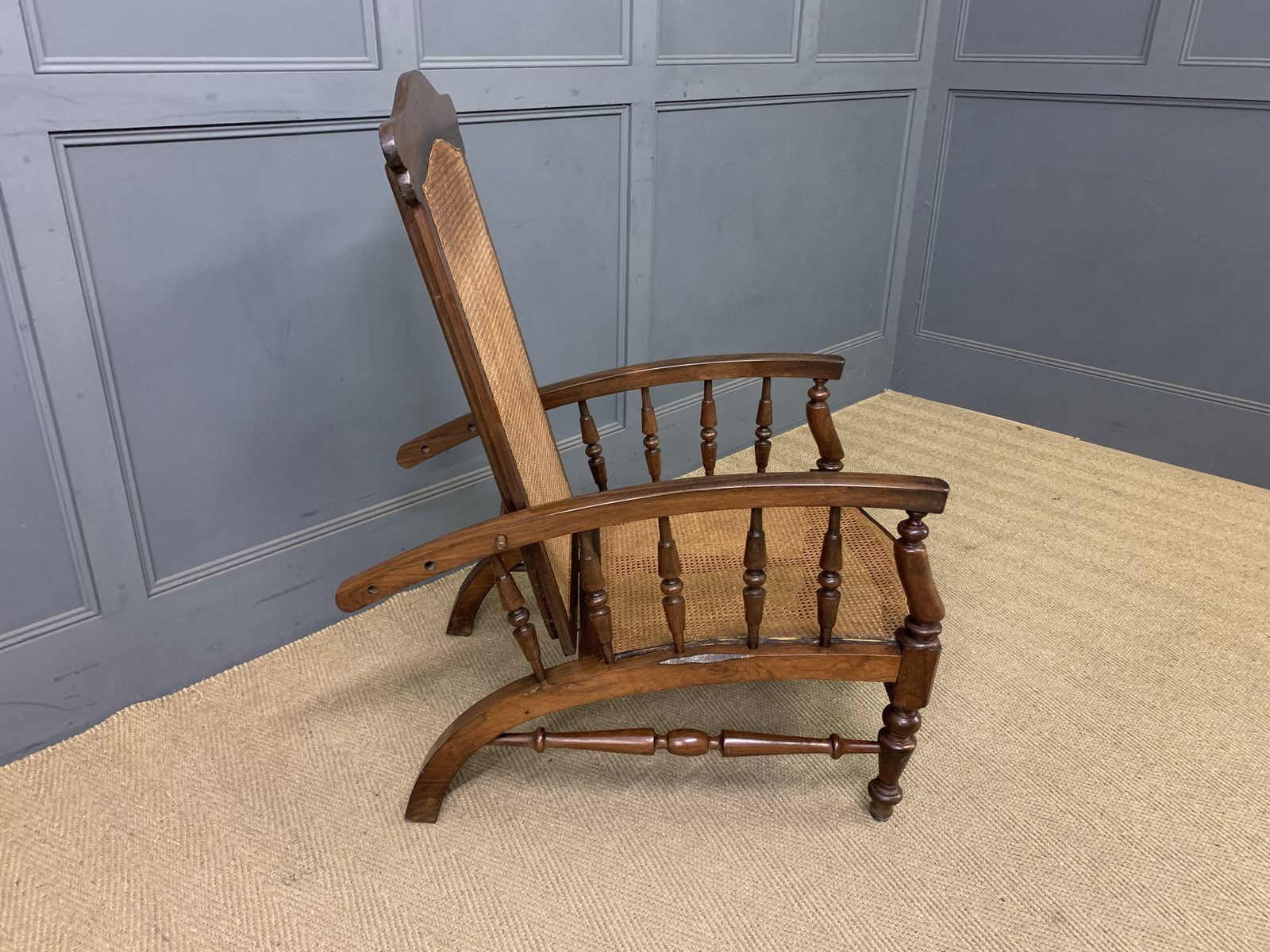 19th Century Colonial Reclining Plantation Chair photo buy