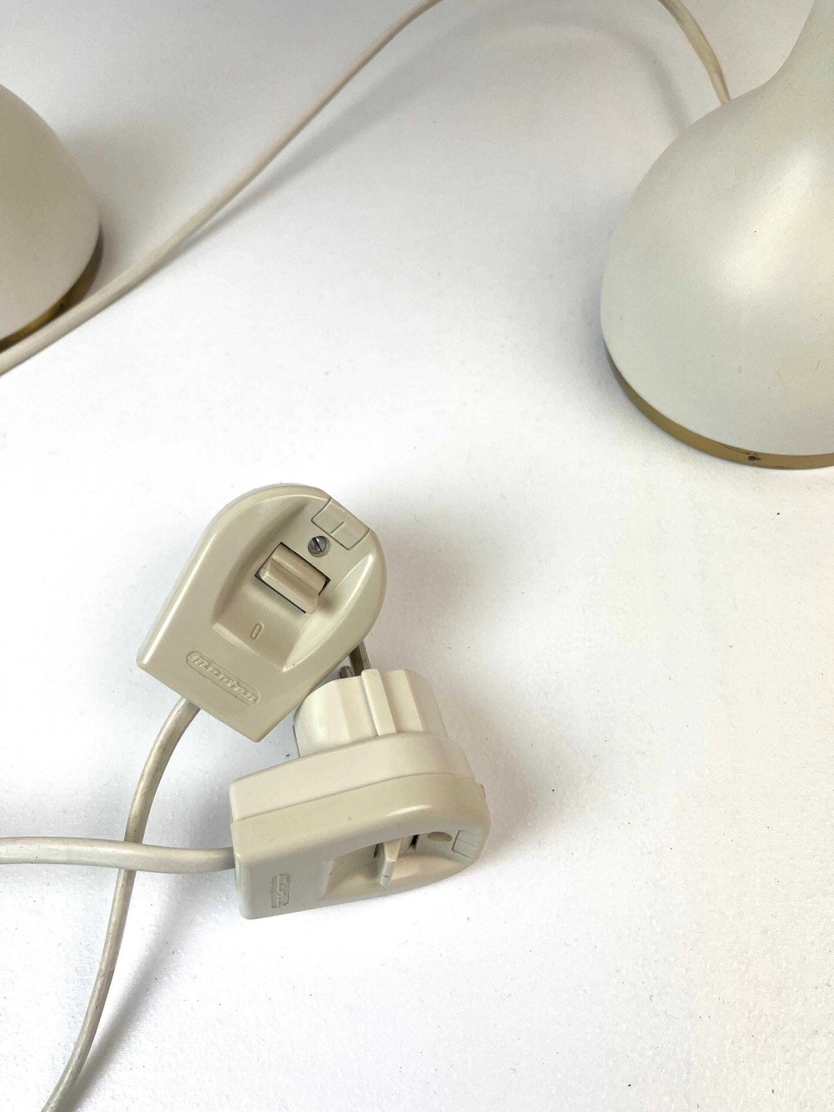 photo furniture Stunning Pair Of Danish Modern Mid Century Minimalist Bedside Lamps By Hans Agne Jacobsson B44