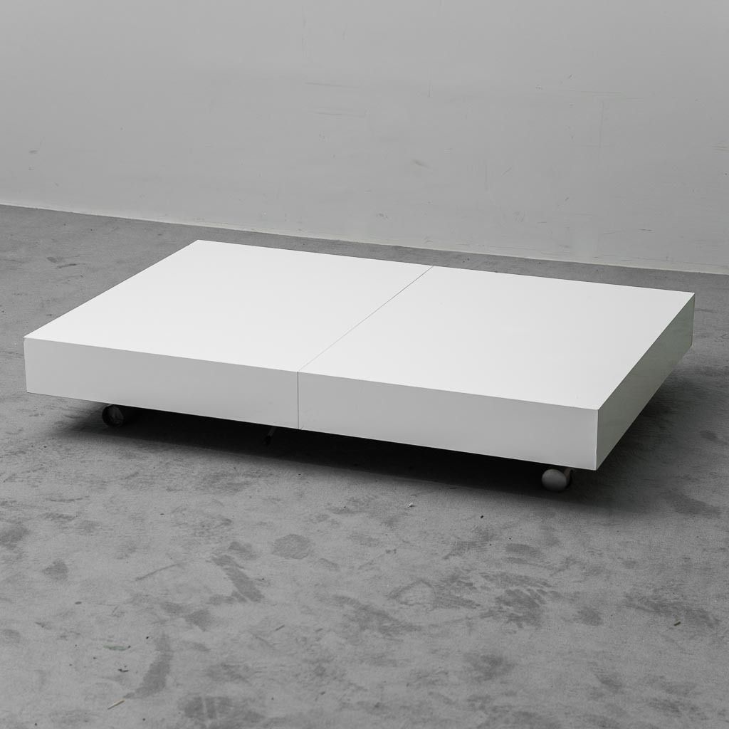 Convertible Metal Coffee Table By Ozzio Italia
