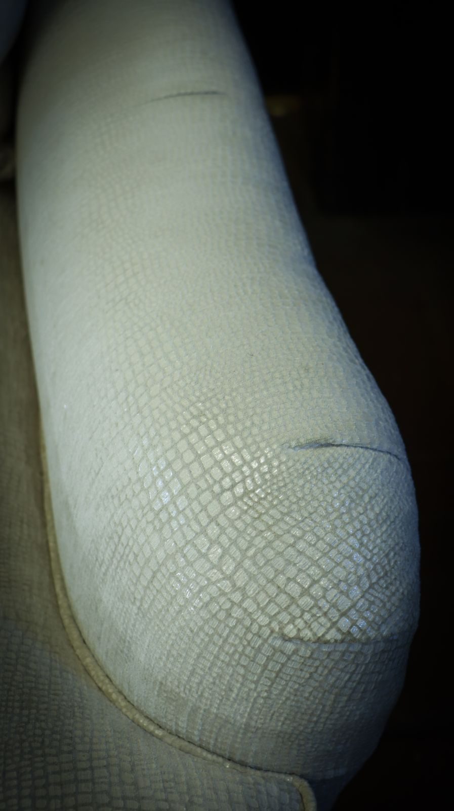 photo vintage George Smith Standard Arm Cushion Back 3 Seater Kravat Linen Silk Rrp£10000