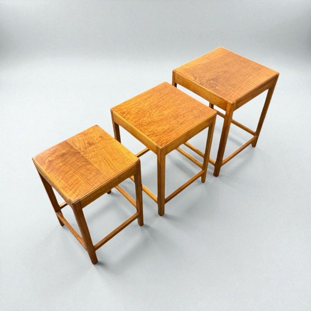 Art Deco Nest Of Three Tables, 1930s
