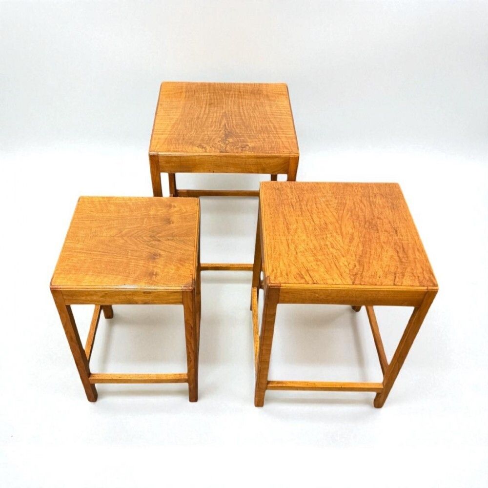 Art Deco Nest Of Three Tables, 1930s photo furniture