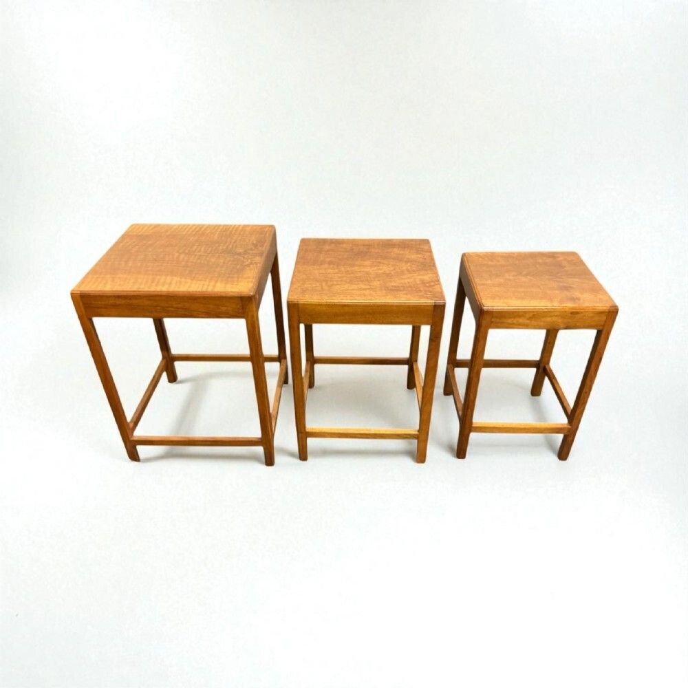Art Deco Nest Of Three Tables, 1930s photo Furniture
