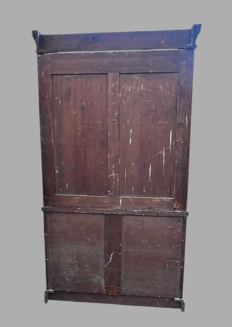 photo buy 19th Century  Burr Walnut Wardrobe With Drawers, C.1890–1910
