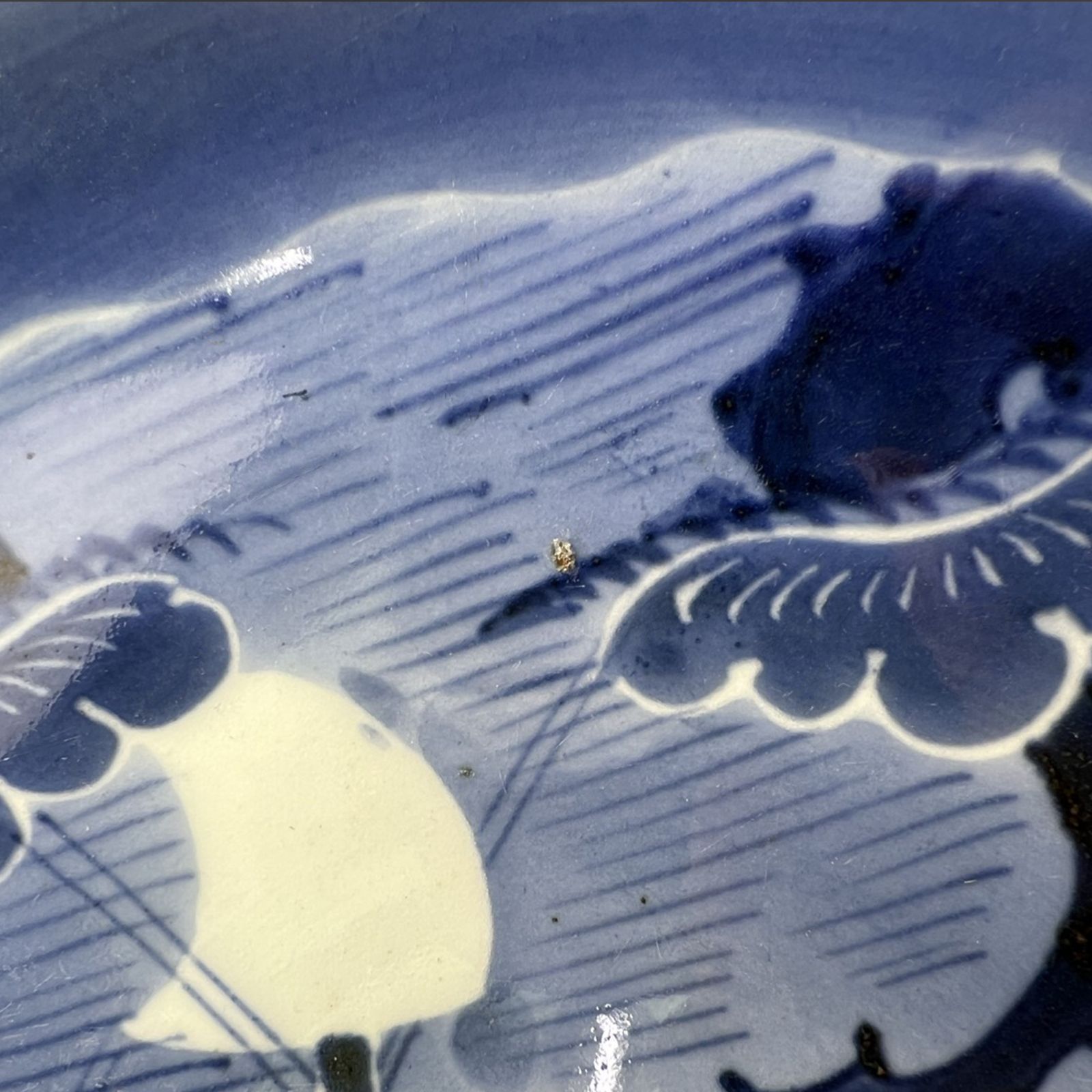 Japanese Early Edo Period Arita Cobalt Dish C 1730 60 Superb Quality 28.5cm D photo vinterior