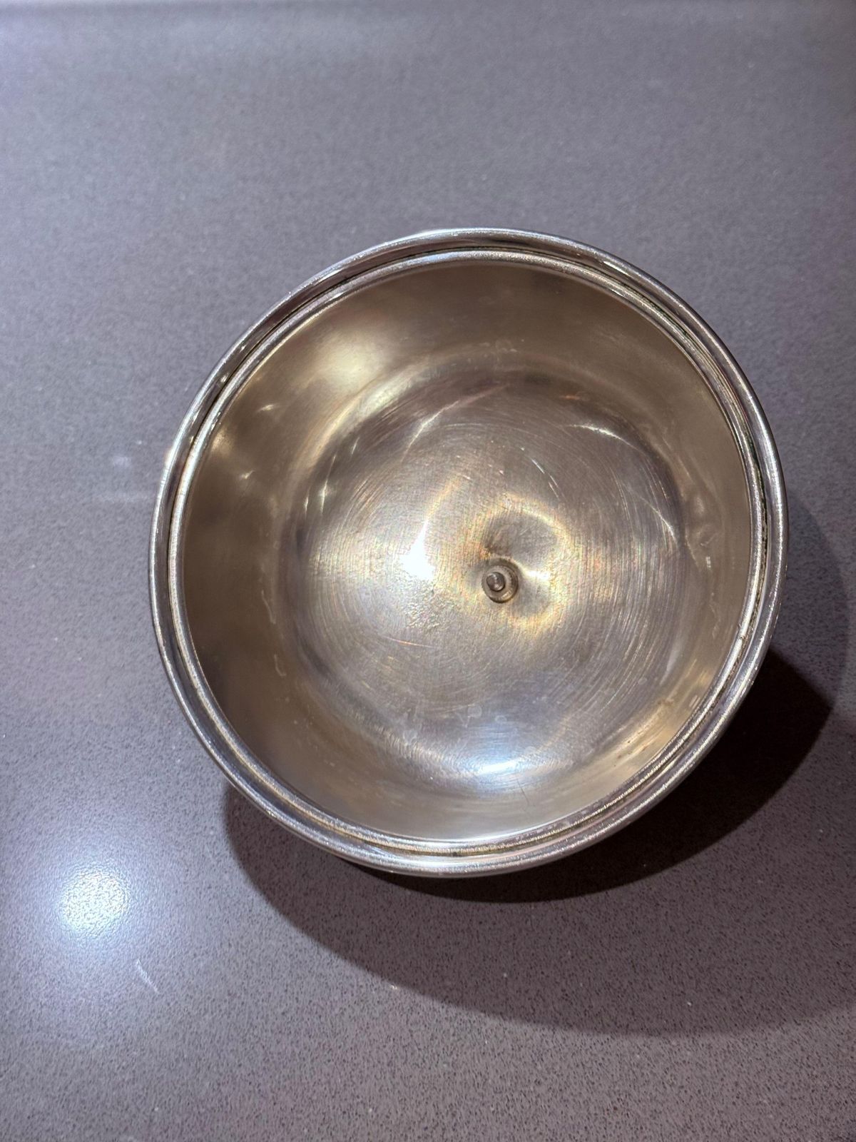 Antique Silver Plated Butter Dish With Wooden Knob, Caviar Dish Tableware Home photo buy