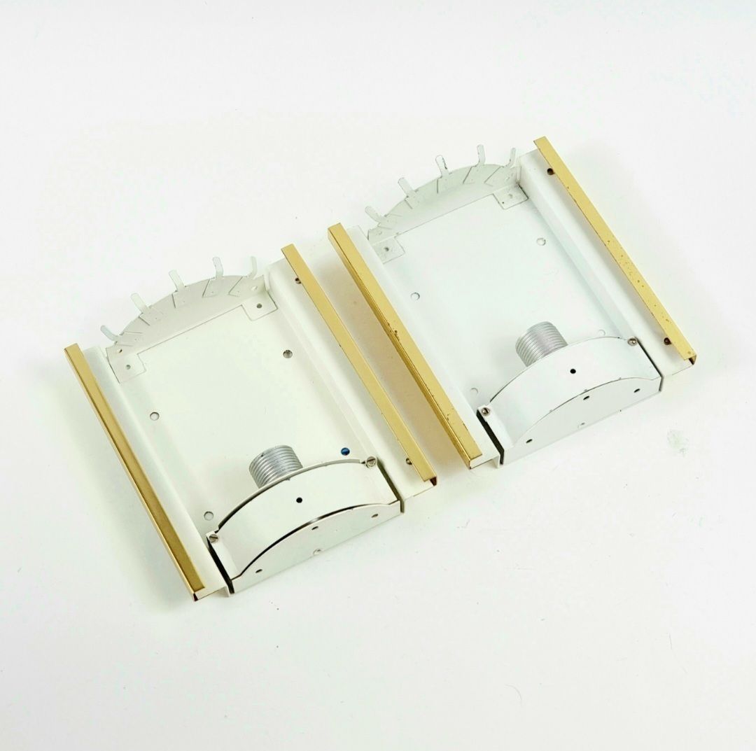 photo furniture Paar Mid Century Modern Ijsglazen Wandlampen Van Doria, Duitsland, Jaren 1960