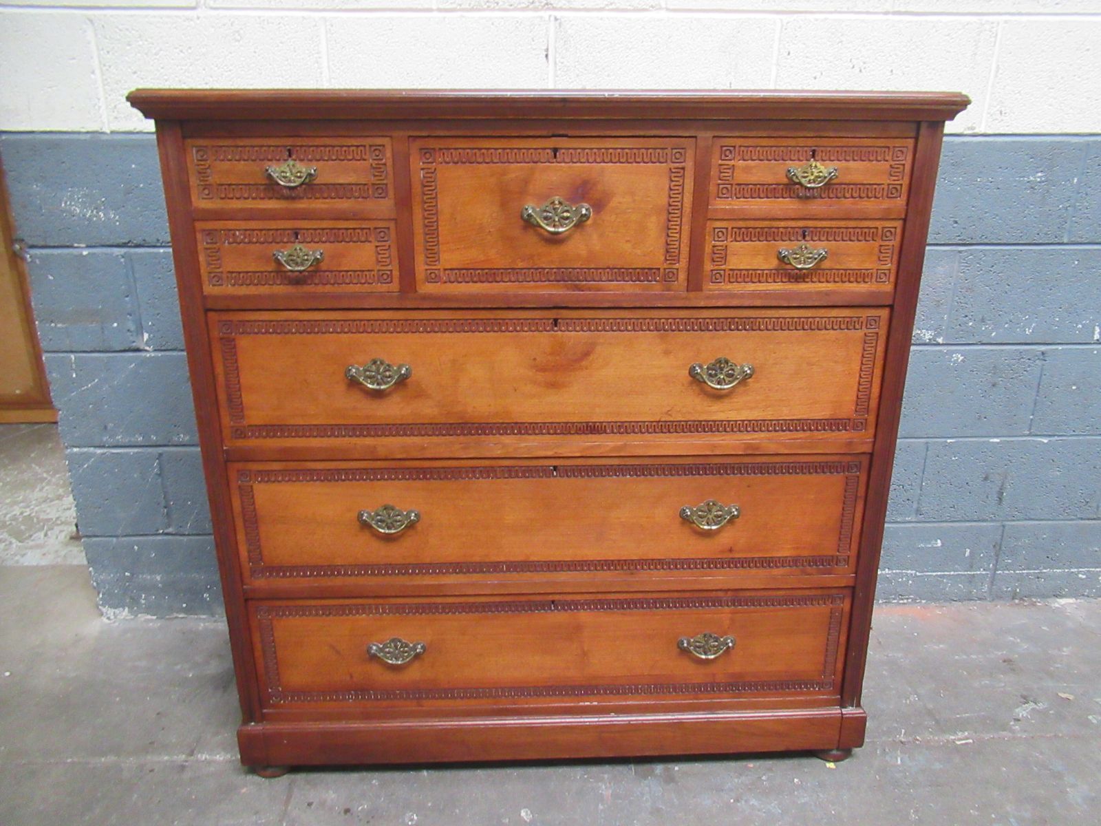 A   Victorian  Mahogany Chest Of Drawers By Jas Shoolbred    London. photo furniture