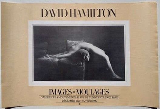David Hamilton Vintage 1979 Nude Female Photography Exhibition Poster Poster