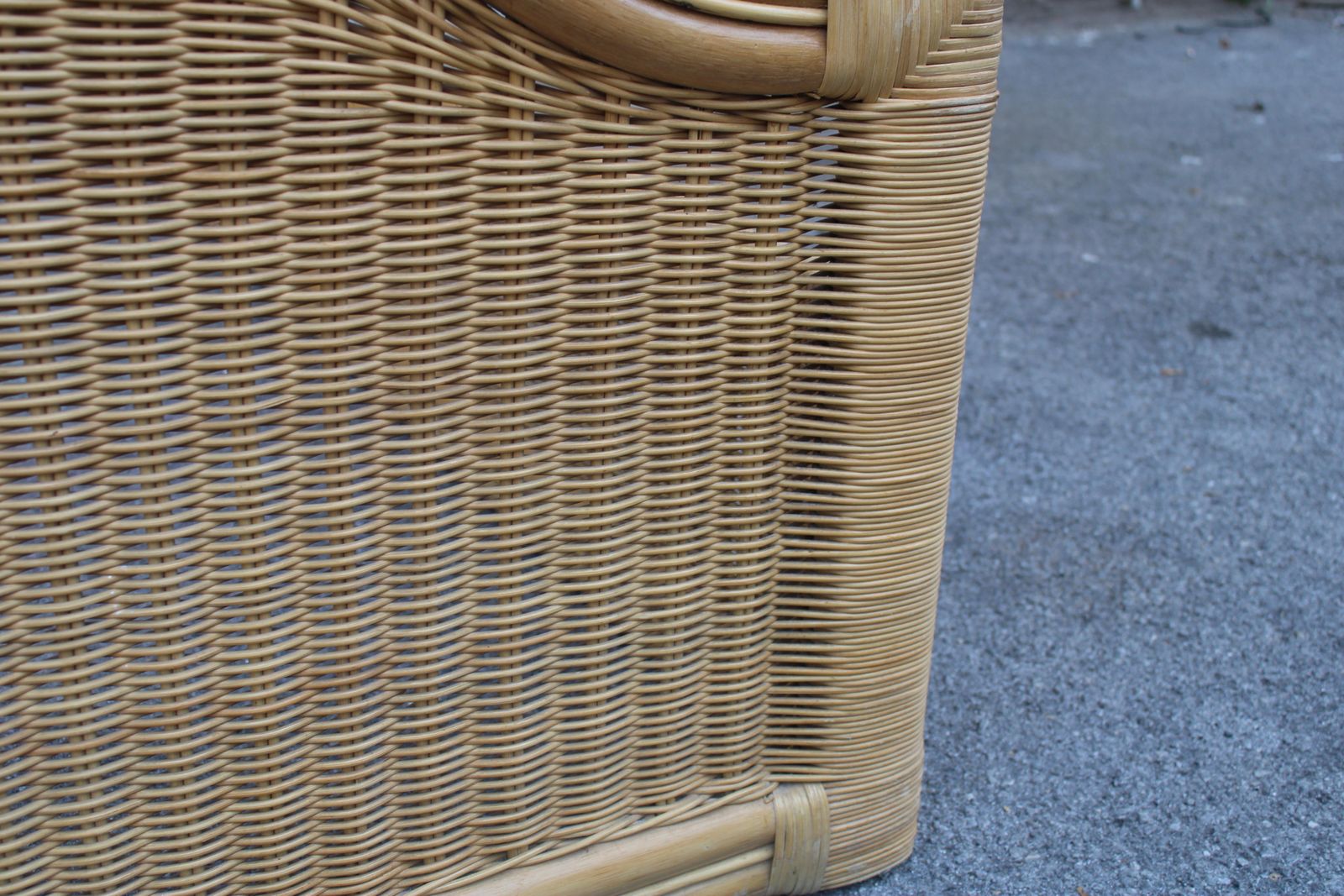 2994.0 1970 Tommaso Barbi Design Italian Bamboo And Wicker Bed photo
