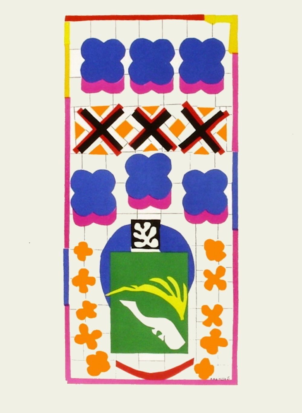 Henri Matisse 1958 Wonderful Lithograph Mourlot Verve Magazine