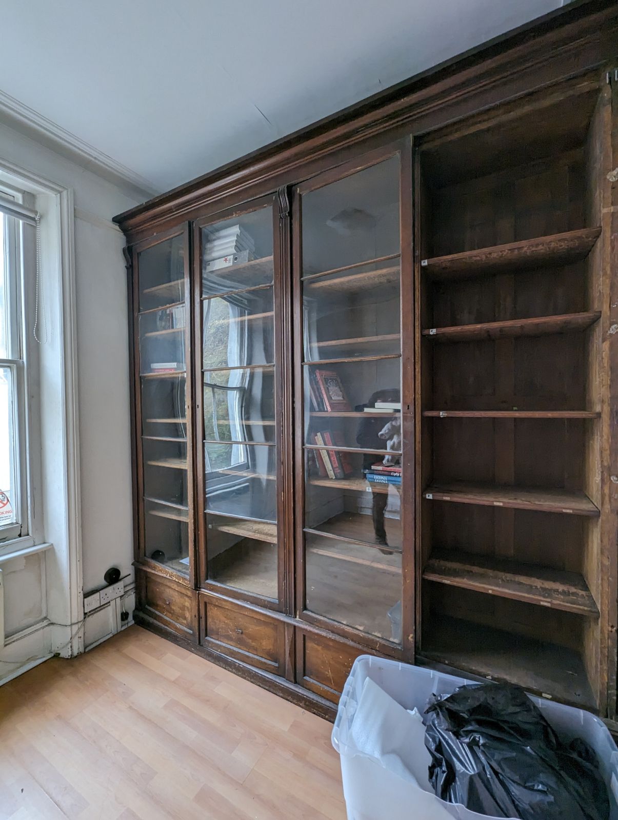 Antique Wooden Cabinets/ Bookshelves photo Furniture