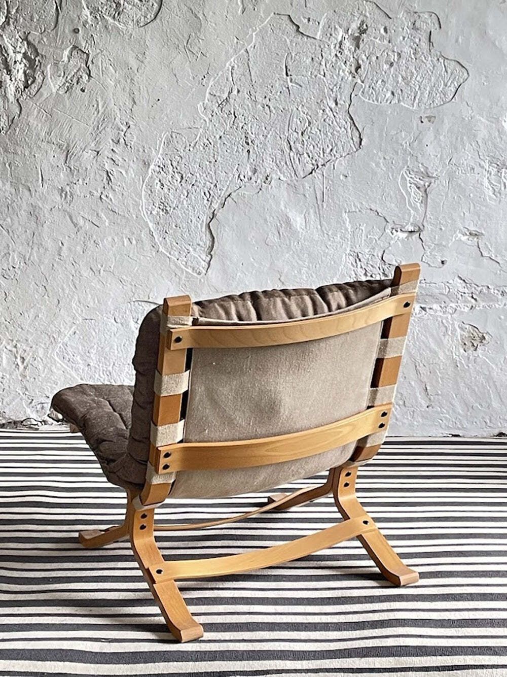 Mid Century Siesta Lounge Chair Attributed To Ingmar Relling 1960s photo vintage