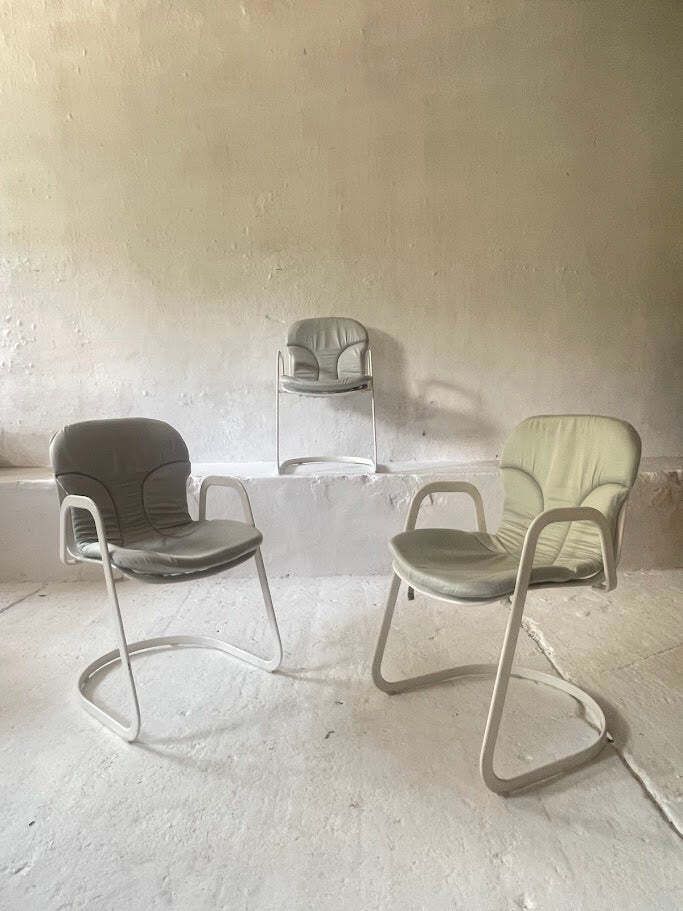305.0 Cidue Dining Armchair By Willy Rizzo Italy 1970s photo