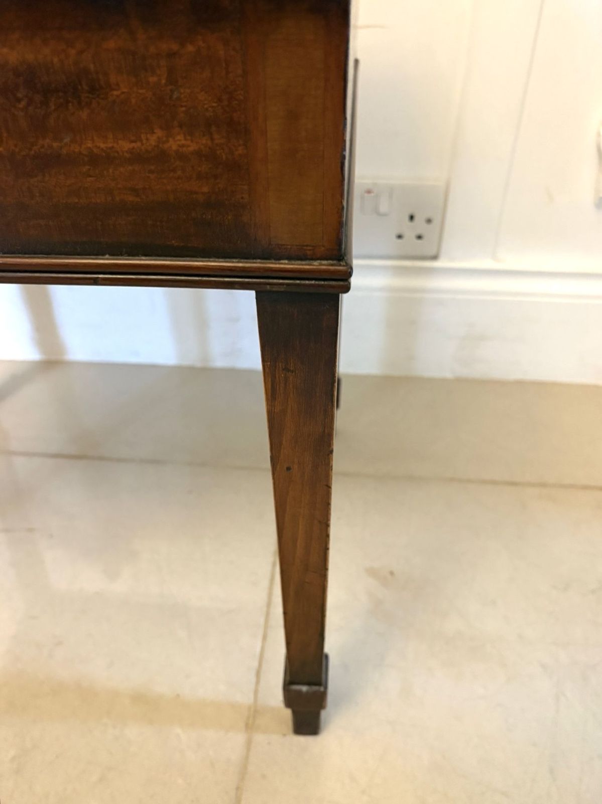 Antique Early 20th Century Inlaid Folding Game Table Featuring “The Royal And Pleasant Game Of Goose” photo vintage
