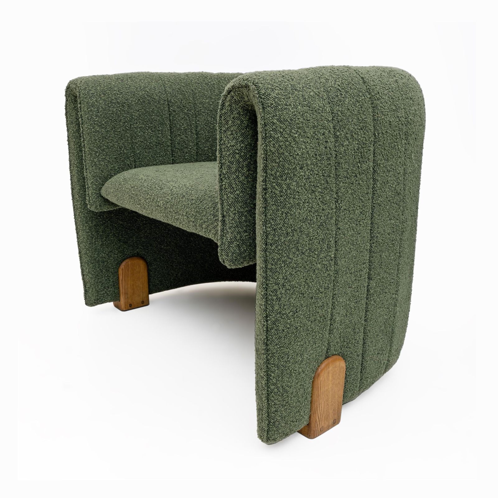 Pair Of Italian Design Bouclè Armchairs photo for sale