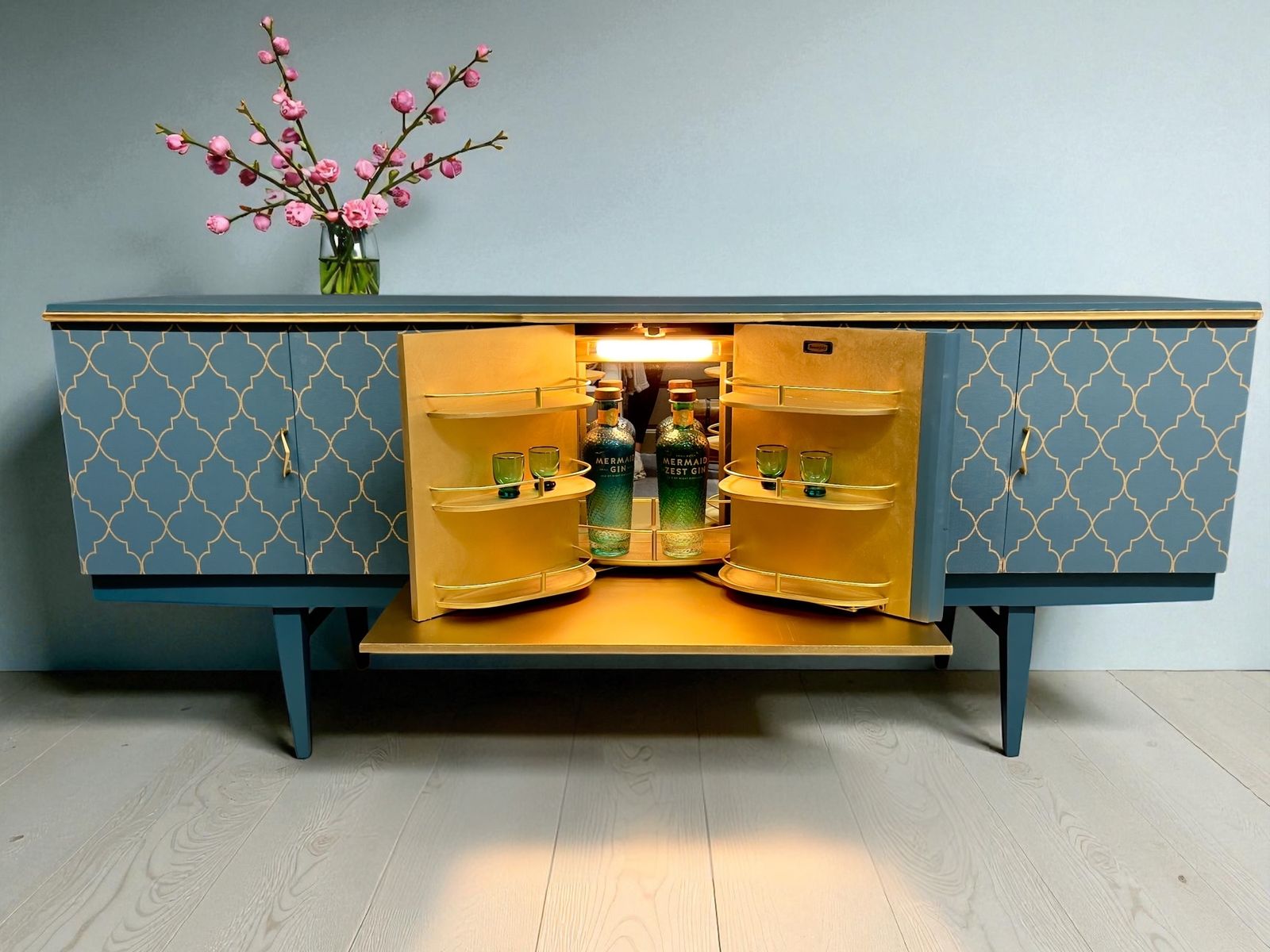 Drinks Cabinet By Beautility Mid Century 1960 Retro photo furniture