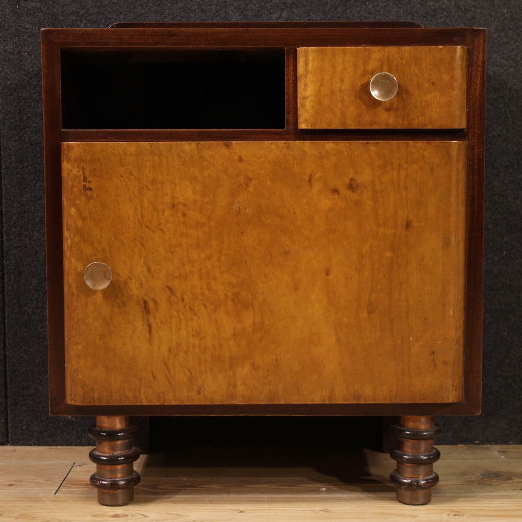 Pair Of Italian Bedside Tables From The 1960s photo furniture