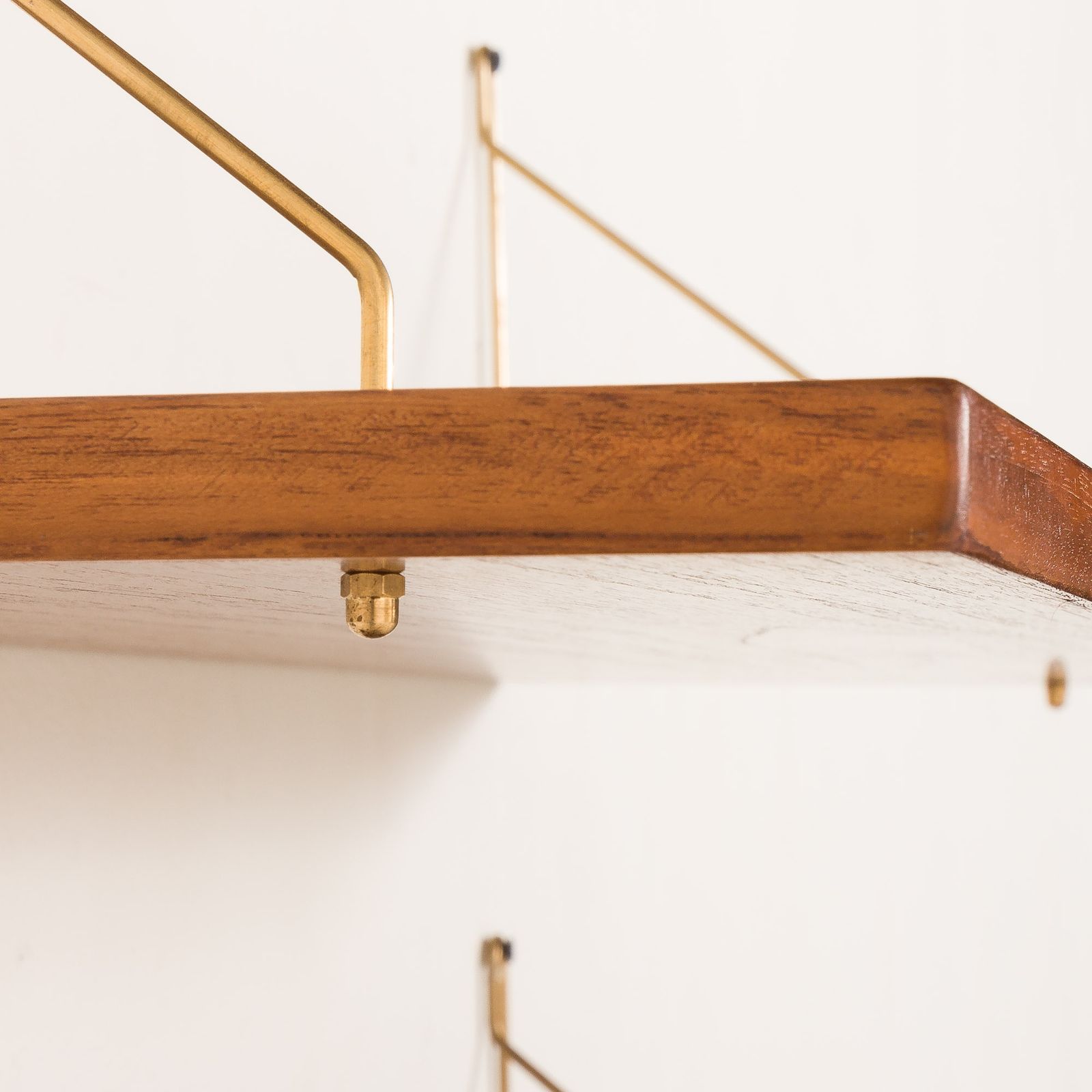photo furniture Danish Mid Century Teak Floating Shelves, Set Of 3, 1960s