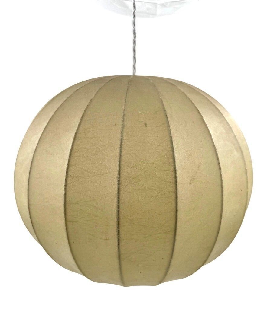 A Large Original 1960s Cocoon Ball Light By Achille Castiglioni photo vintage