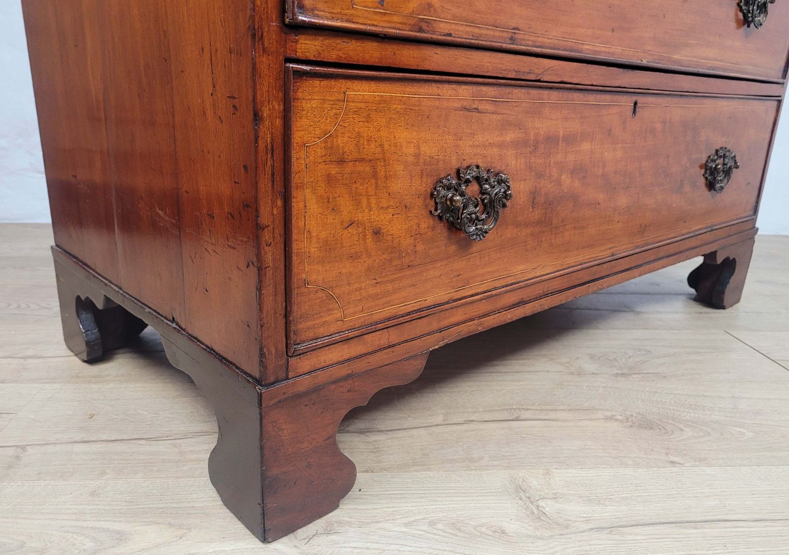 photo vinterior Regency Chest Of Drawers 1800s Two Over Three Chest English