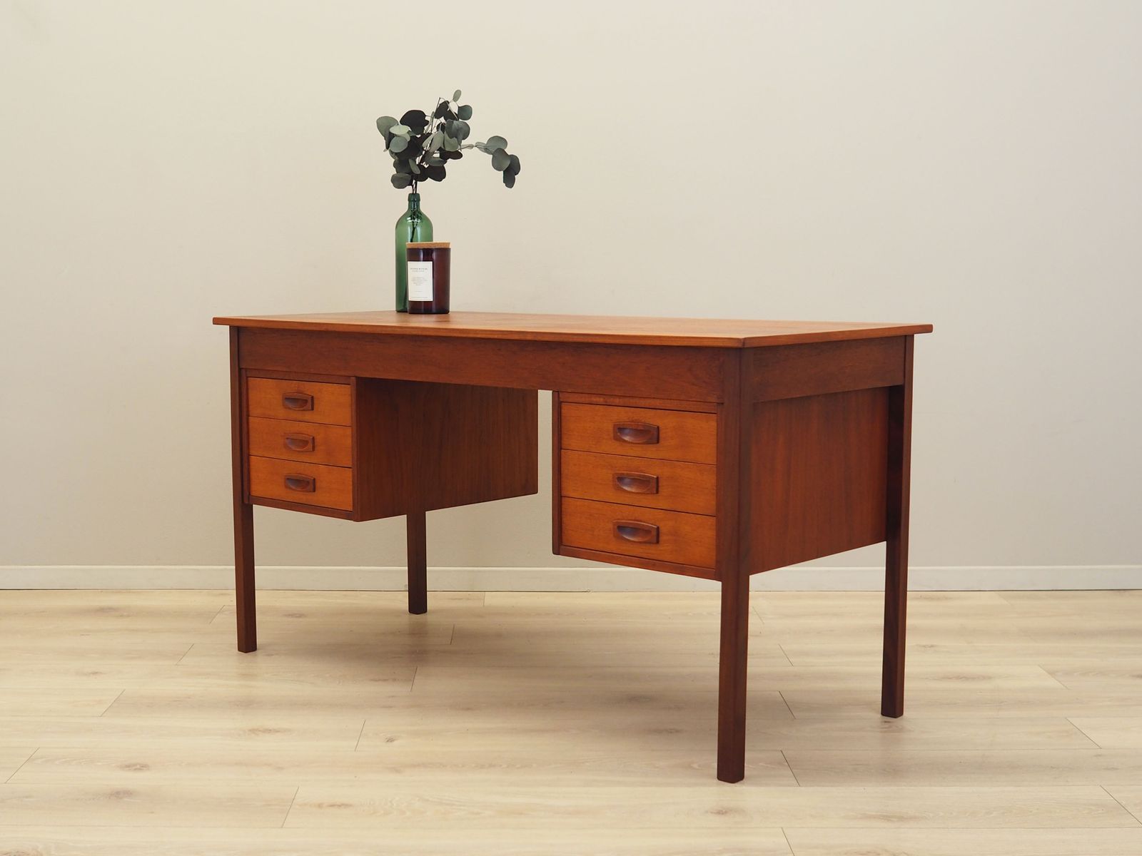 Teak Desk, Danish Design, 1970s, Production: Denmark photo for sale