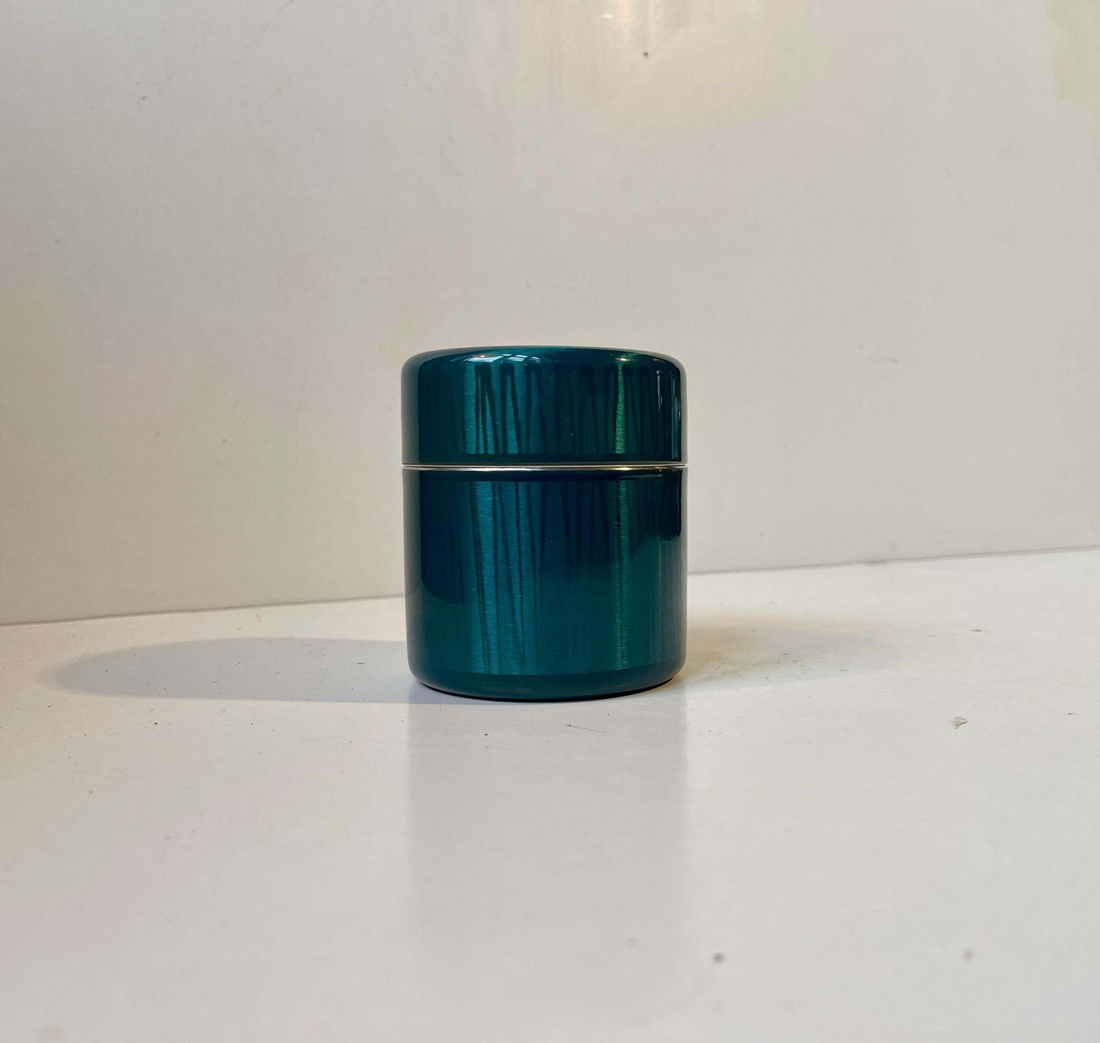 Vintage Cigarette Dispenser   Ashtray In Green Enamel By Grete Prytz Kittelsen photo furniture