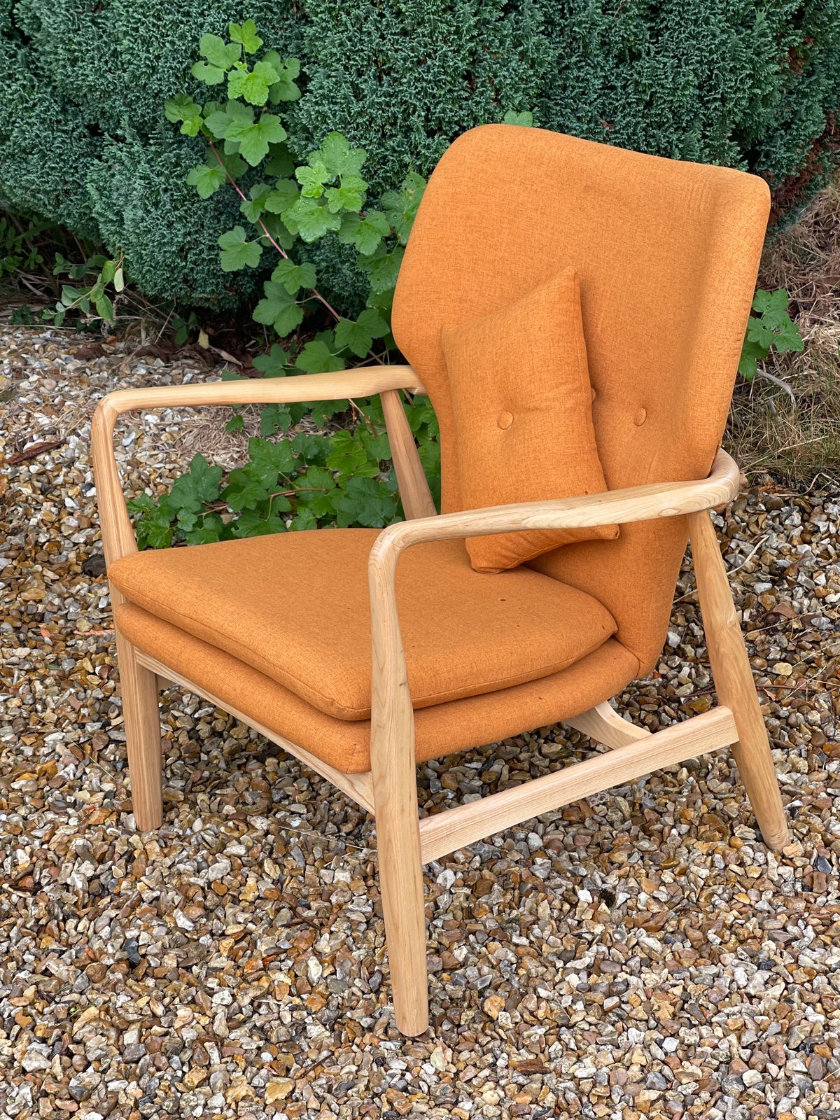 Swedish Armchair Burnt Orange
