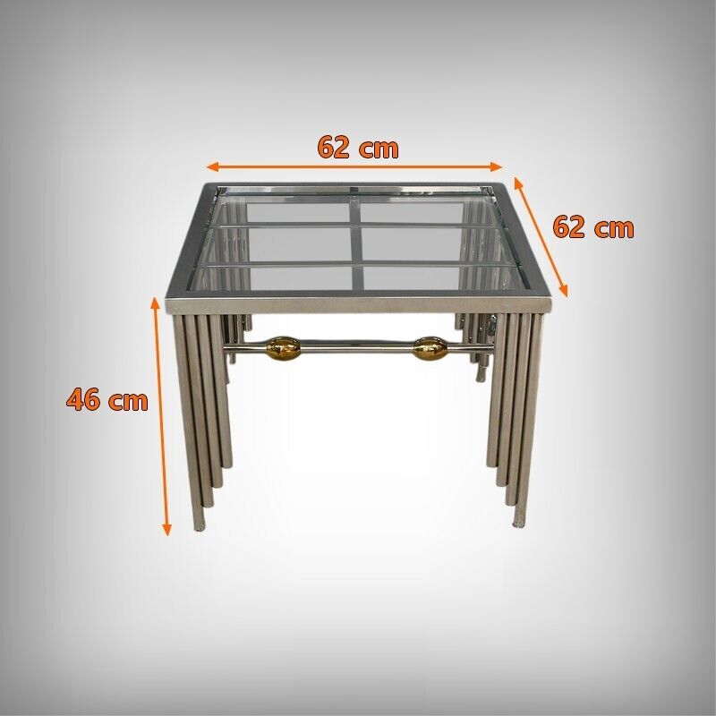 photo vinterior Designer Glass Coffee Table – Early 21st Century