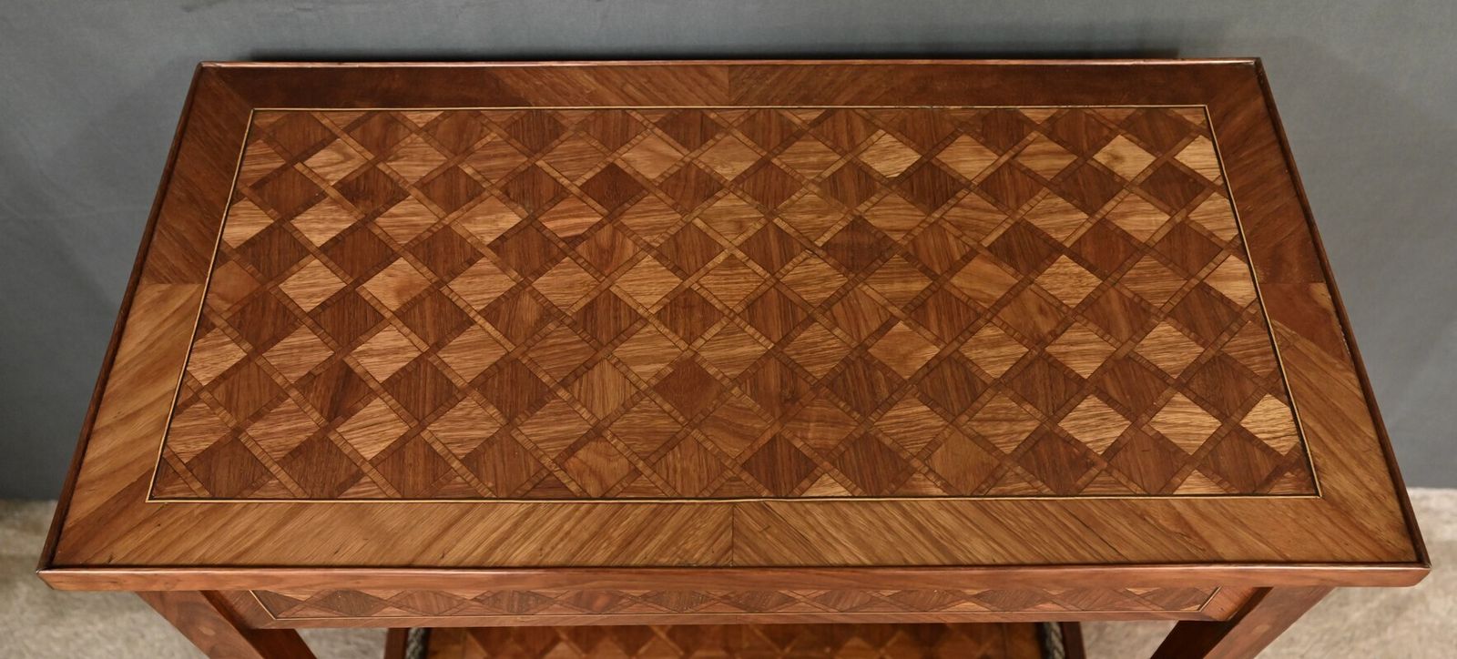 Louis XVI Style Mahogany Marquetry Coffee Table – 1920 photo 1610.0
