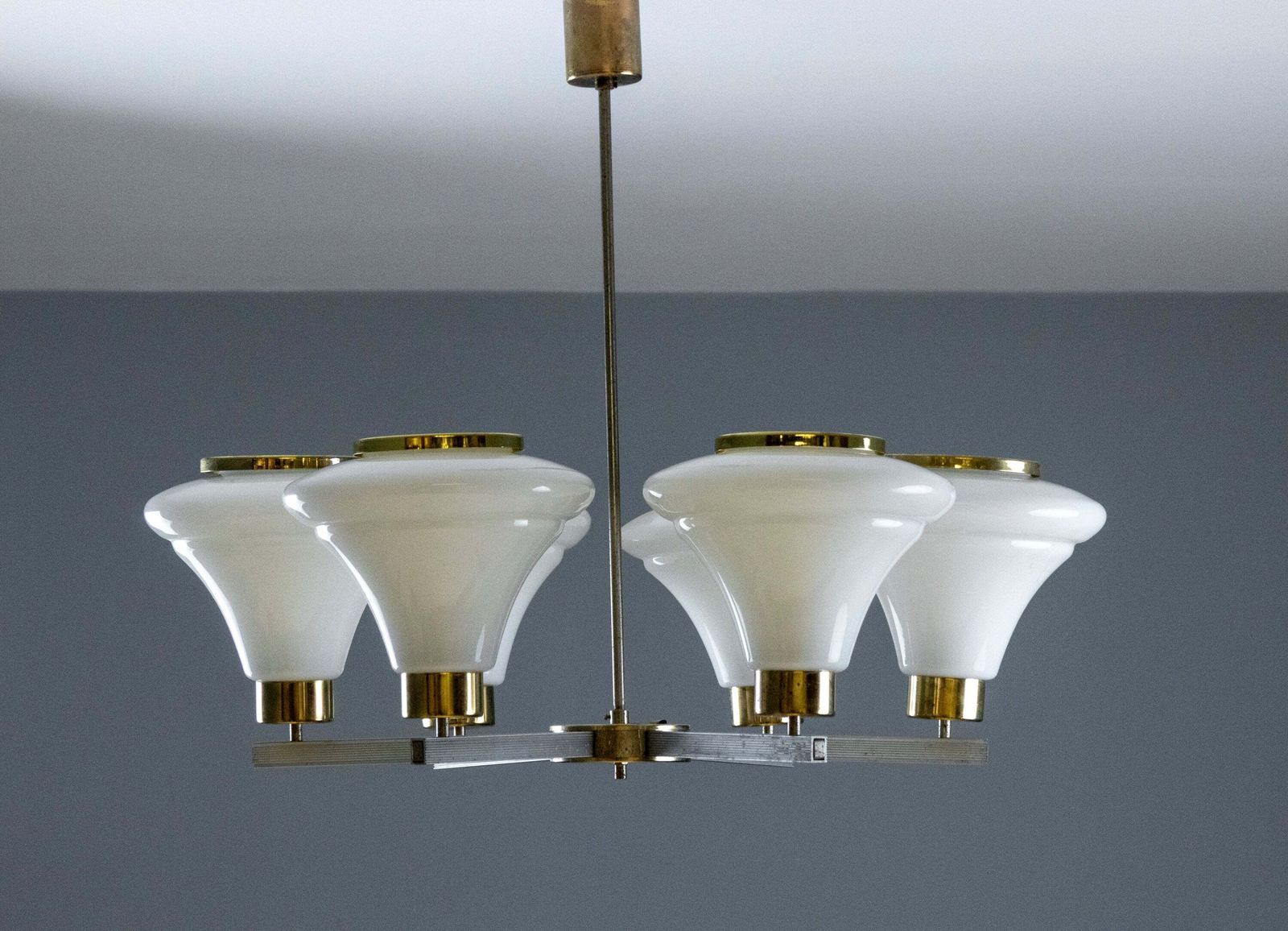 Chandelier, Josef Hůrka, 1960s, Czechoslovakia photo 1657.0