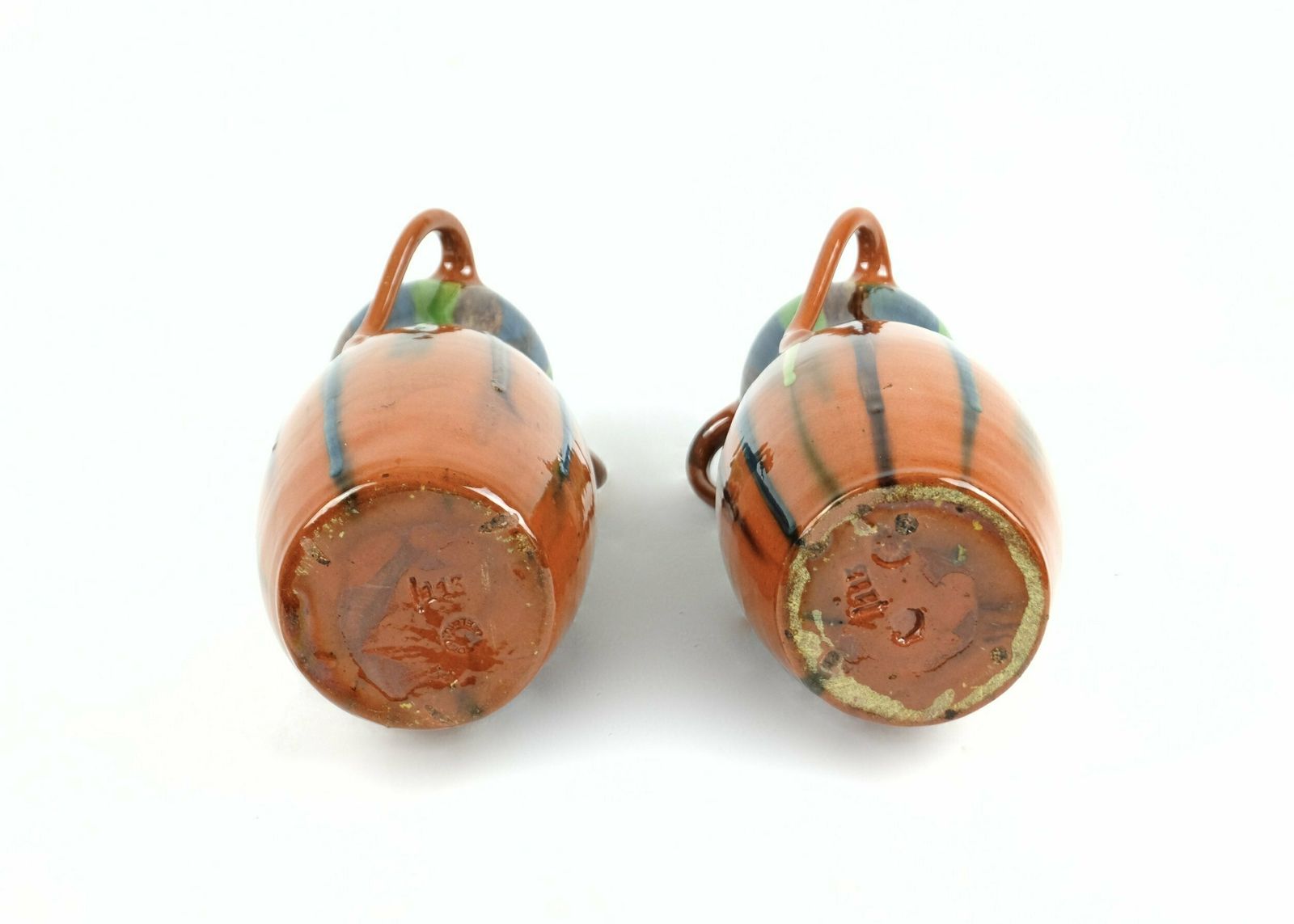 A Pair Of Art Nouveau Drip Glaze Vases photo buy