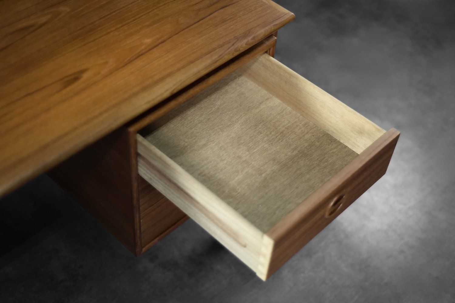 Vintage Danish Teak Desk By Arne Vodder For Gv Møbler, 1960s photo furniture