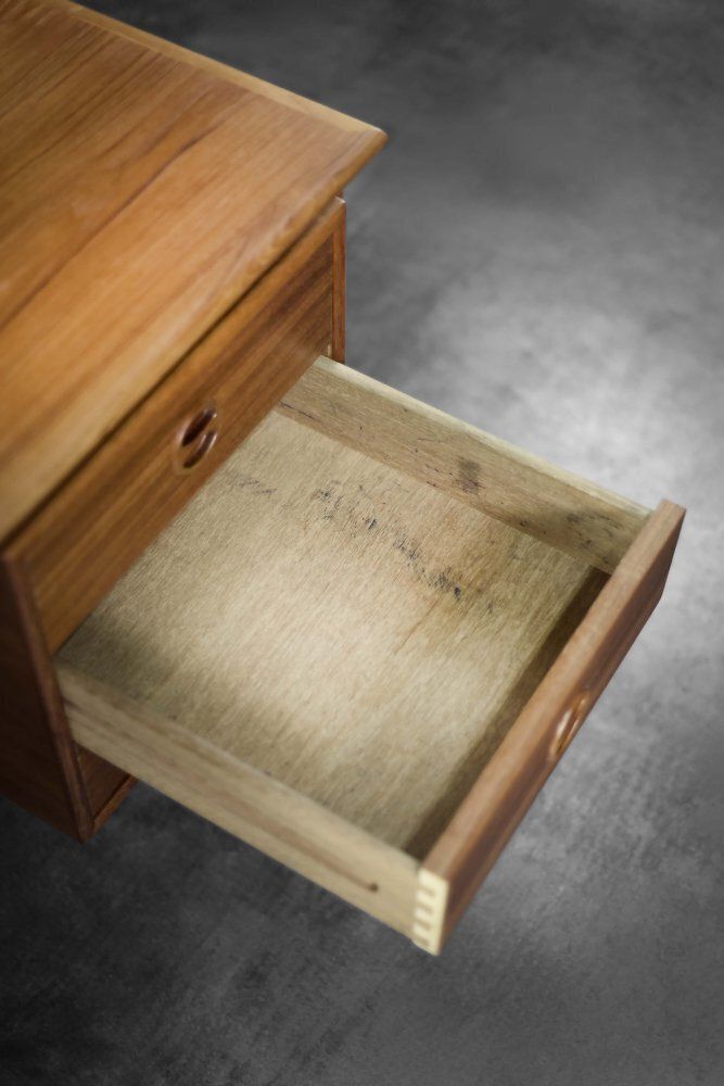 Furniture Vintage Danish Teak Desk By Arne Vodder For Gv Møbler, 1960s photo