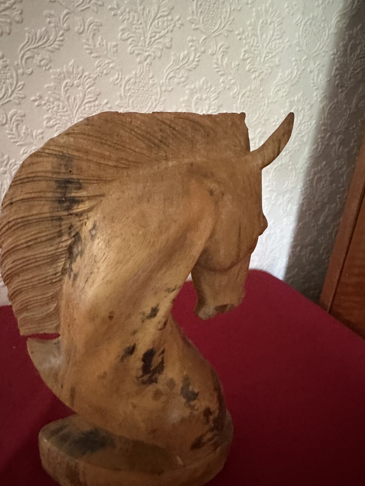 Unique Hand Carved Wooden Horse’s Head photo buy