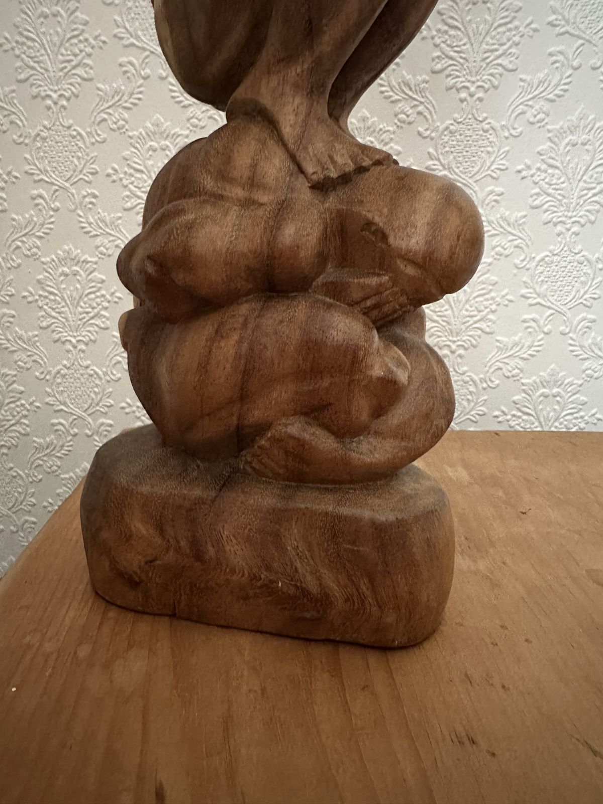 Art Hand Carved Weeping Buddhas Meditation Statues Made In Thailand photo