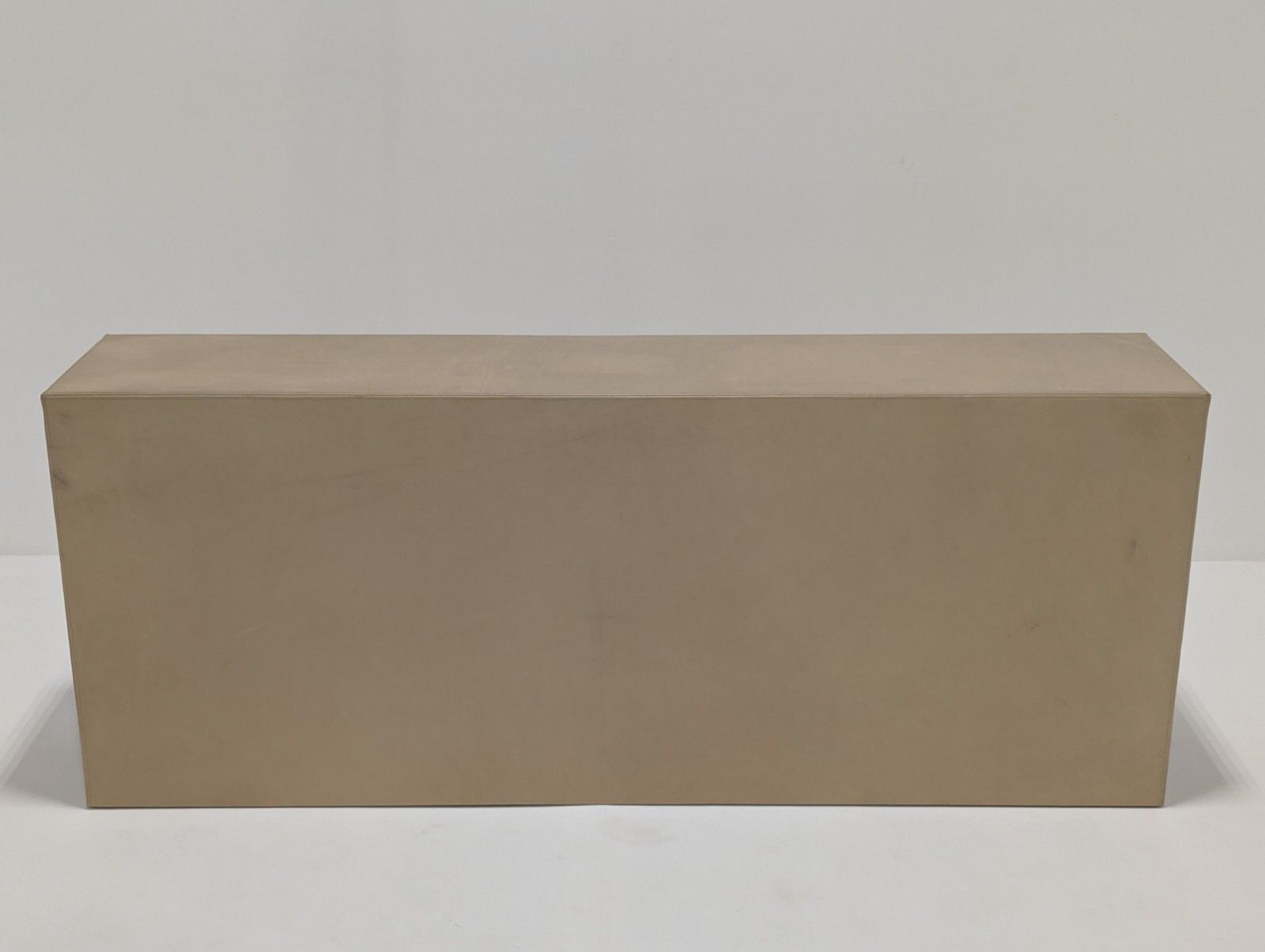 Luxury Designer Tv Unit Wall Divider Fair Condition Cream Leather Save £££ photo 600.0