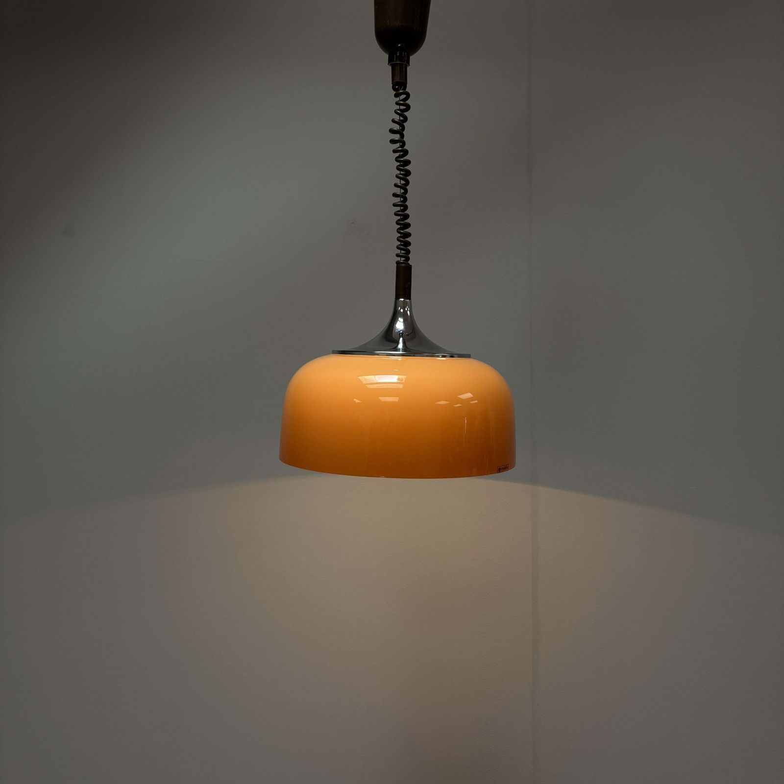 Lighting Mid Century Pendant By Meblo, Harvey Guzziny, 1970s, Italy photo