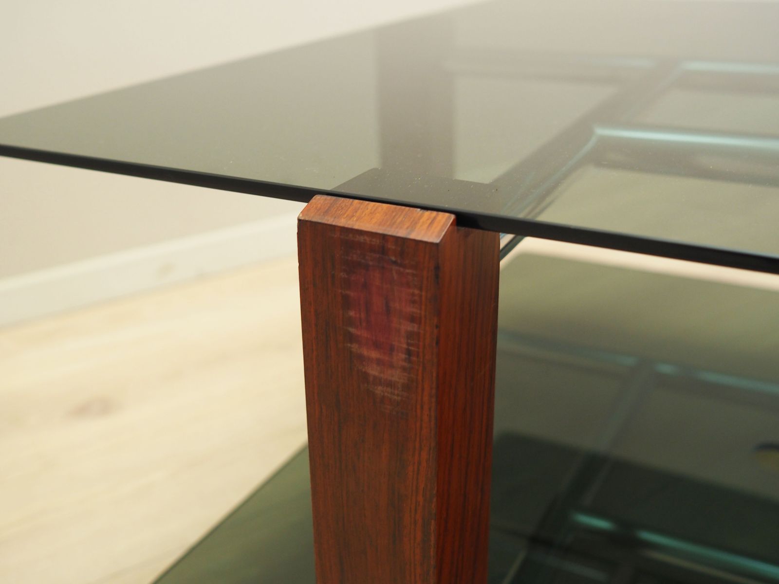 Furniture Glass Table, Italian Design, 1970s, Production: Italy photo