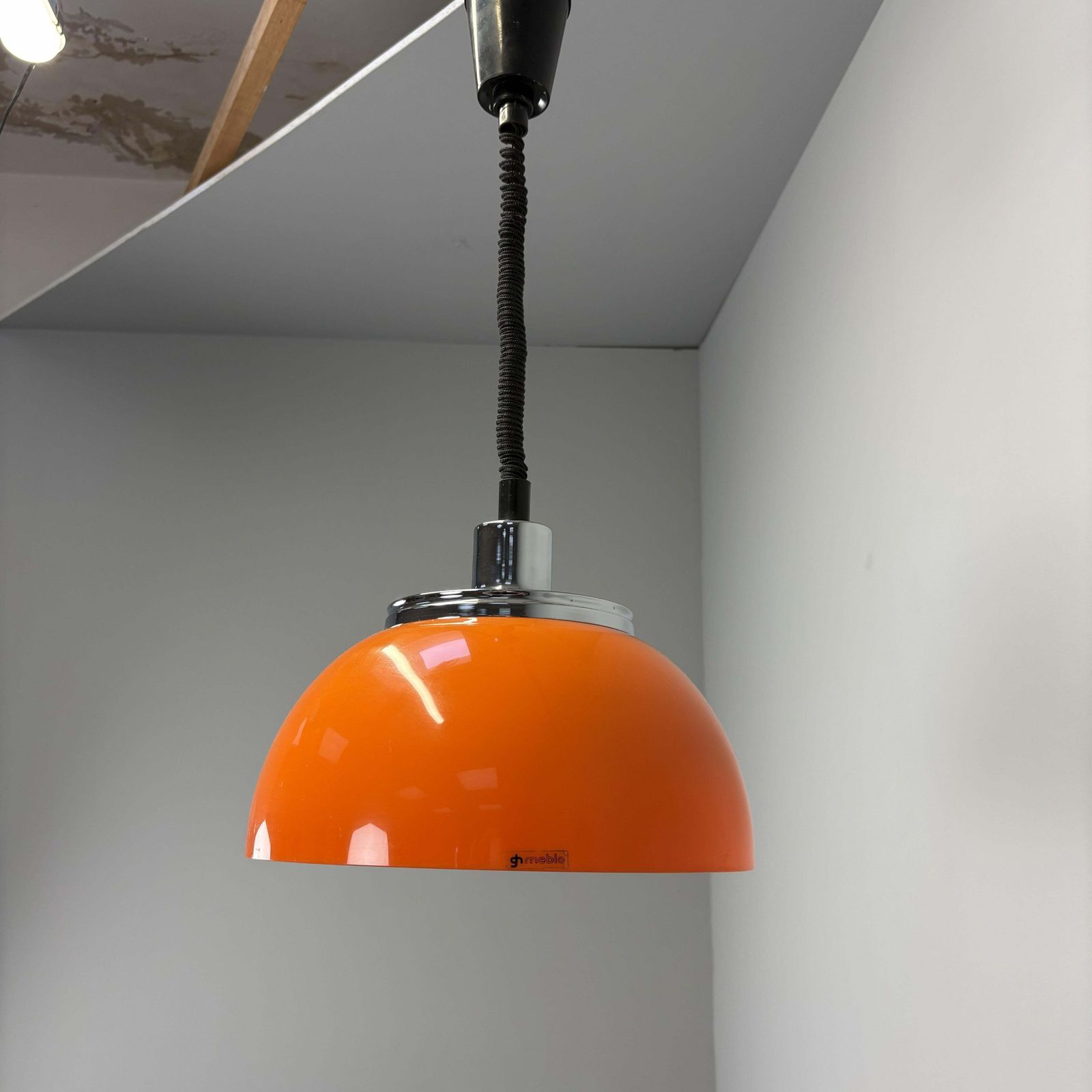 Mid Century Pendant By Meblo, Harvey Guzziny, 1970s, Italy photo furniture