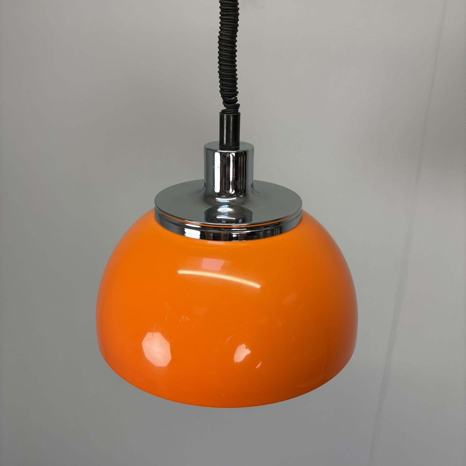 Mid Century Pendant By Meblo, Harvey Guzziny, 1970s, Italy photo Lighting
