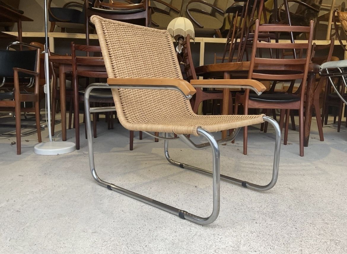 2745.0 Bauhaus Design Armchair, Model B35, Designed By Marcel Breuer For Thonet 1929 photo