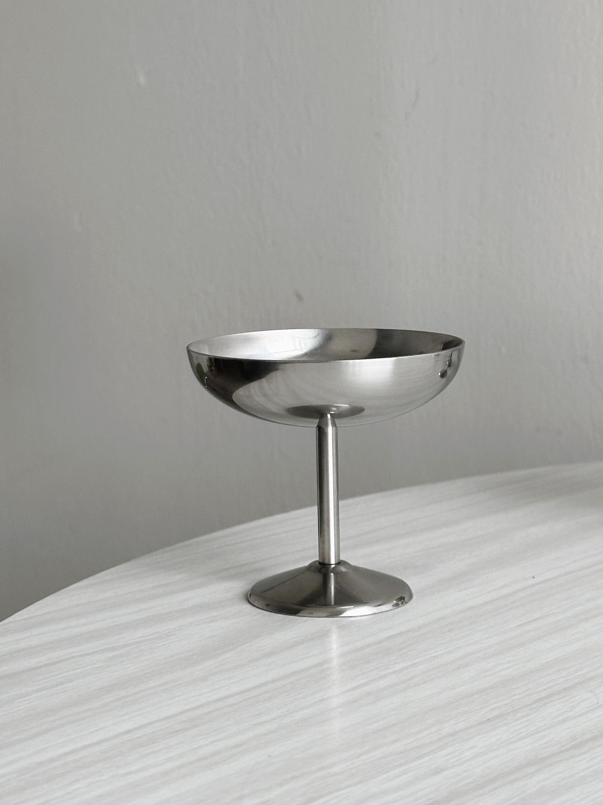 6 coupes à dessert sur pied Letang Remy, finition mate et brillante, art de la table rétro élégant pour glaces, fruits ou brunch raffiné photo Décoration