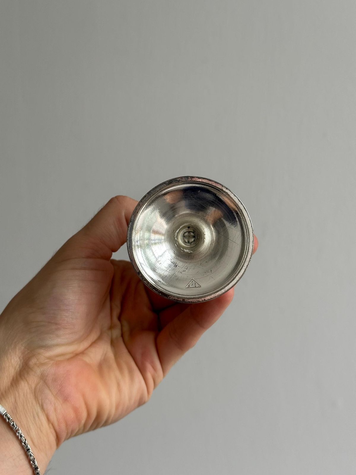 Silver Plated Soliflore Vase, Small Shiny Antique Vase, Refined Table Decoration, Chic Object For A Single Flower Or Dried Stem photo 82.0