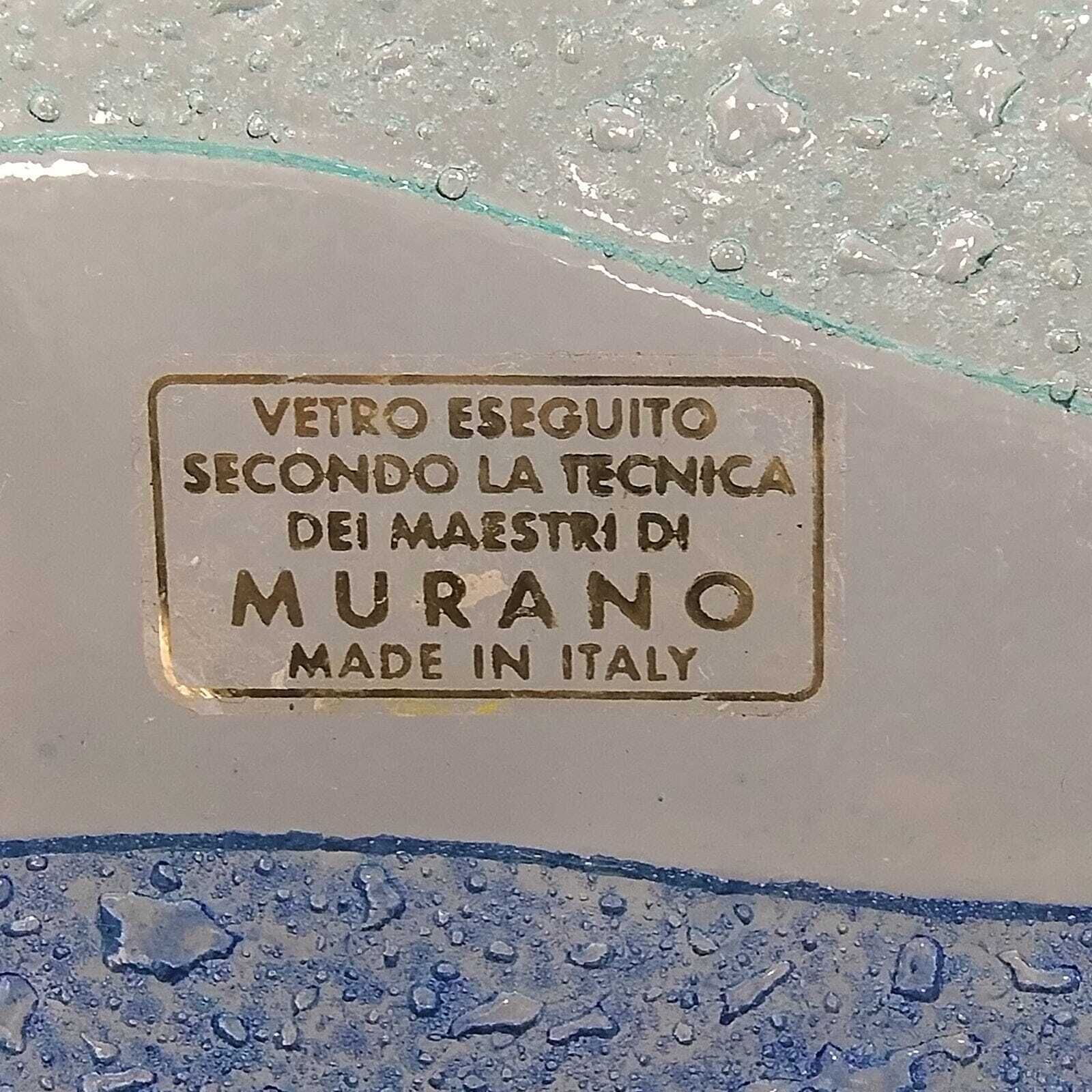 1970s Astonishing Tray By Albatros In Murano Glass. Made In Italy photo vinterior