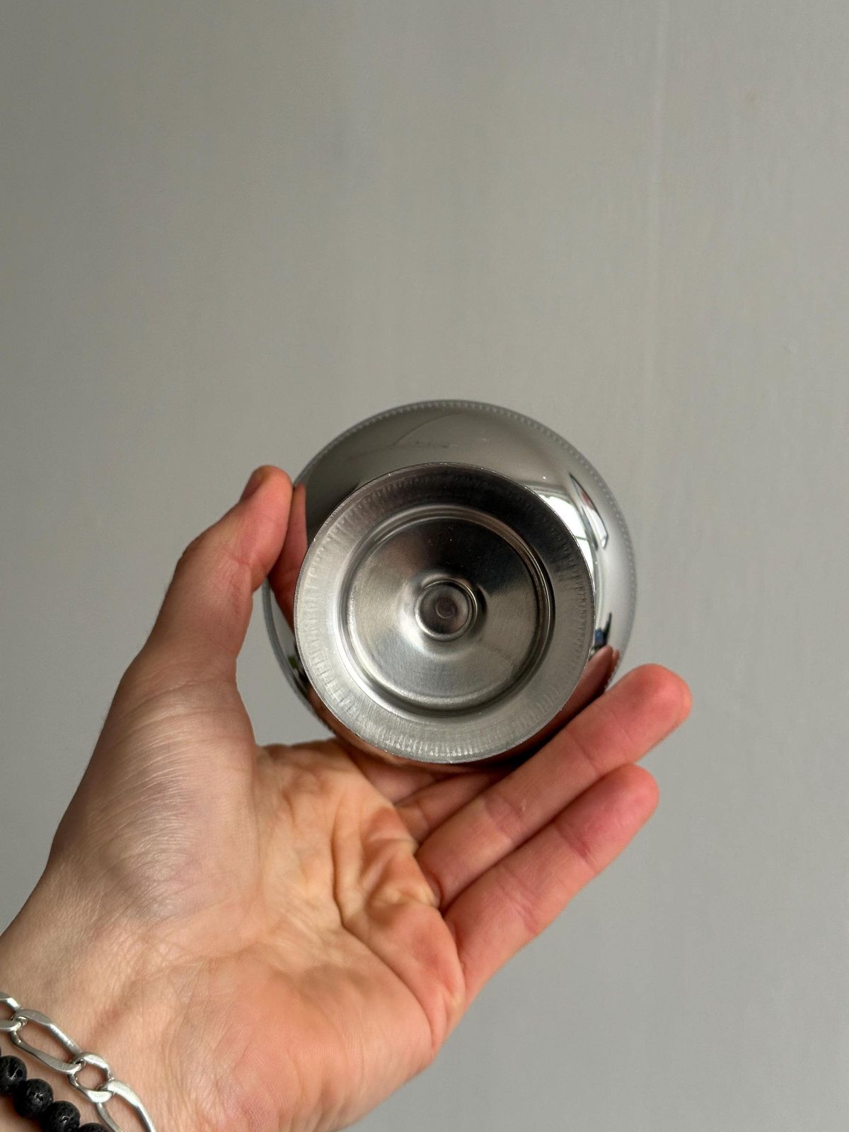 Set Of Stainless Steel Footed Bowls In The Letang Remy Style, Made In France, Metal Tableware, Stainless Steel Bowls, Stainless Steel Dessert Set photo 62.0